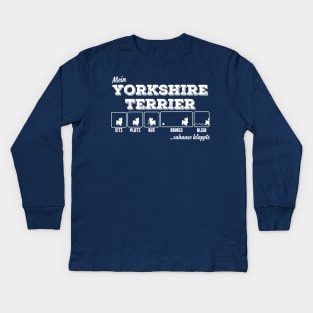 Yorkshire Terrier Kids Long Sleeve T-Shirt